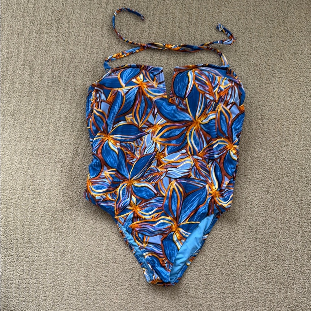 Blue and Orange One Piece